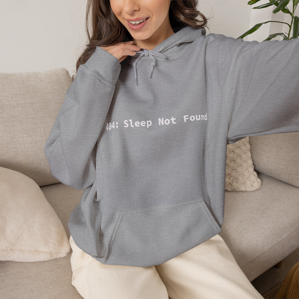 Developer Hoodie - "404: Sleep Not Found"