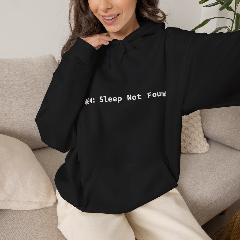 Developer Hoodie - "404: Sleep Not Found"