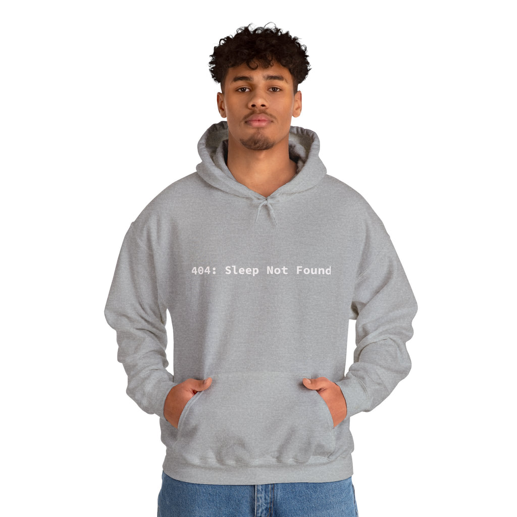Developer Hoodie - "404: Sleep Not Found"