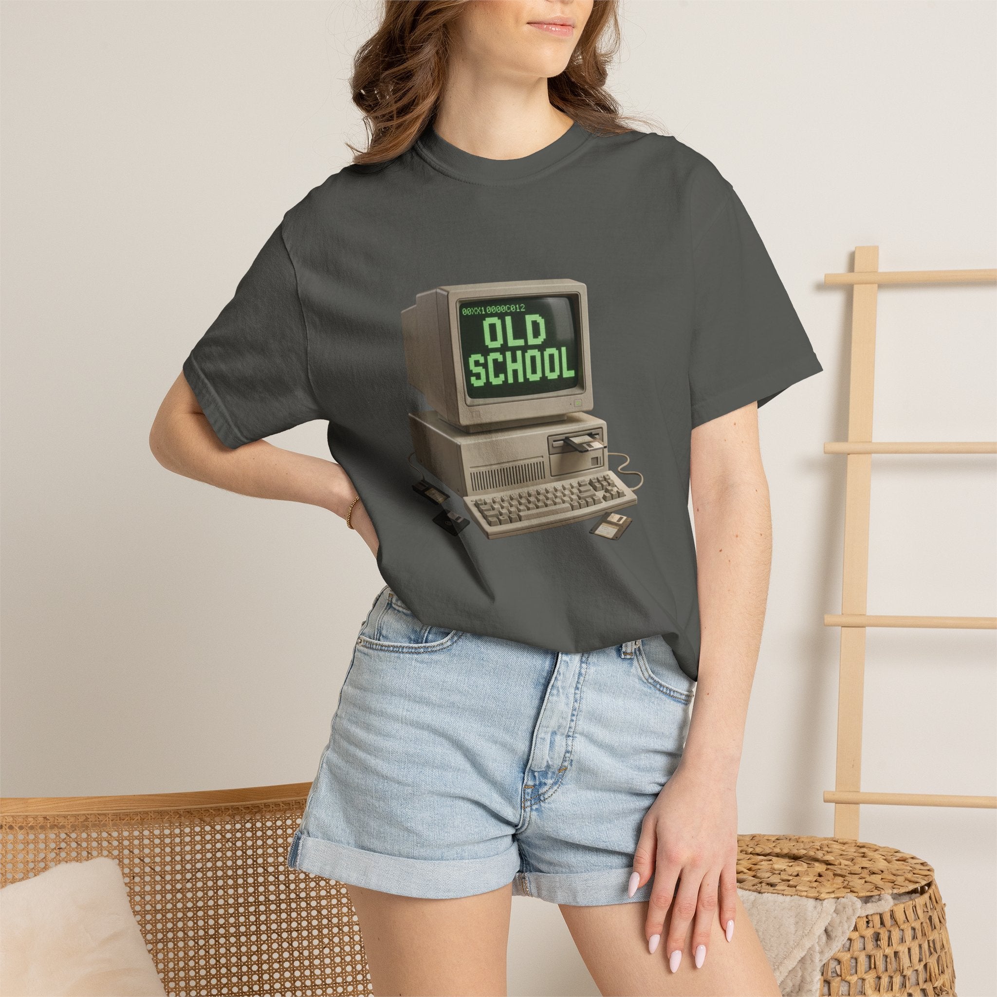 Old School Retro Computer T-Shirt — Vintage PC Graphic Tee