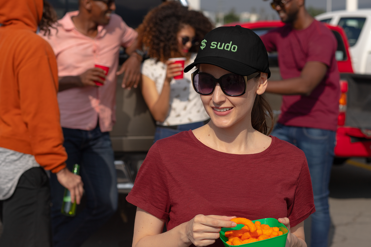 Embroidered " sudo" Washed Cap – Coastal Tech Dad Hat
