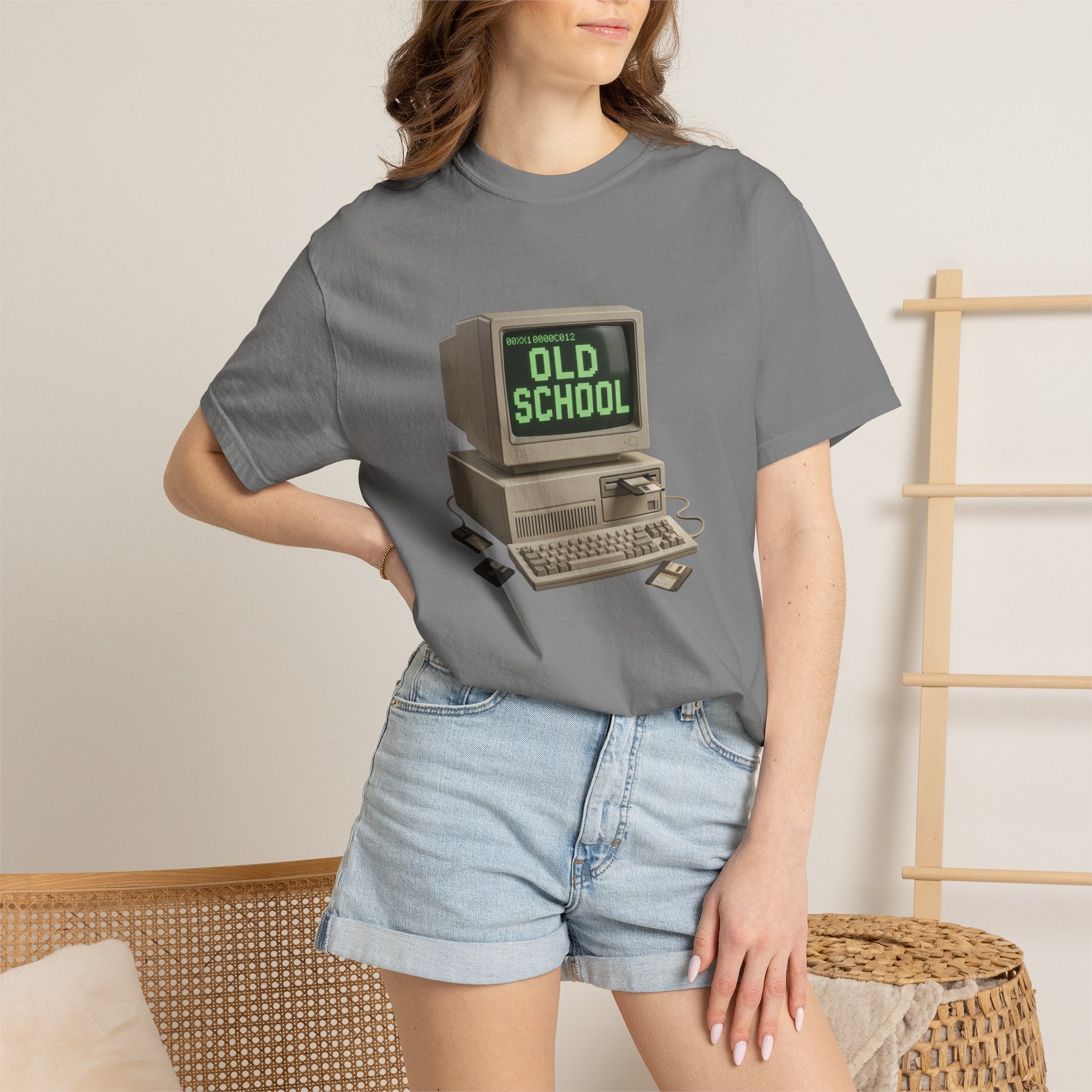 Old School Retro Computer T-Shirt — Vintage PC Graphic Tee