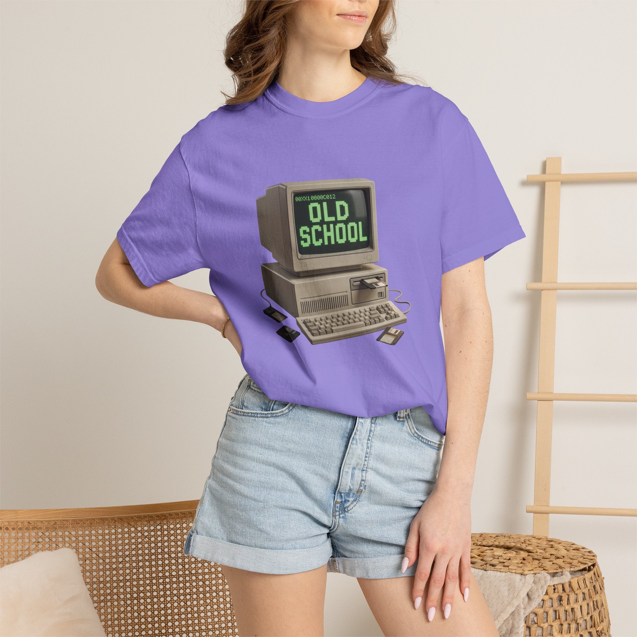 Old School Retro Computer T-Shirt — Vintage PC Graphic Tee