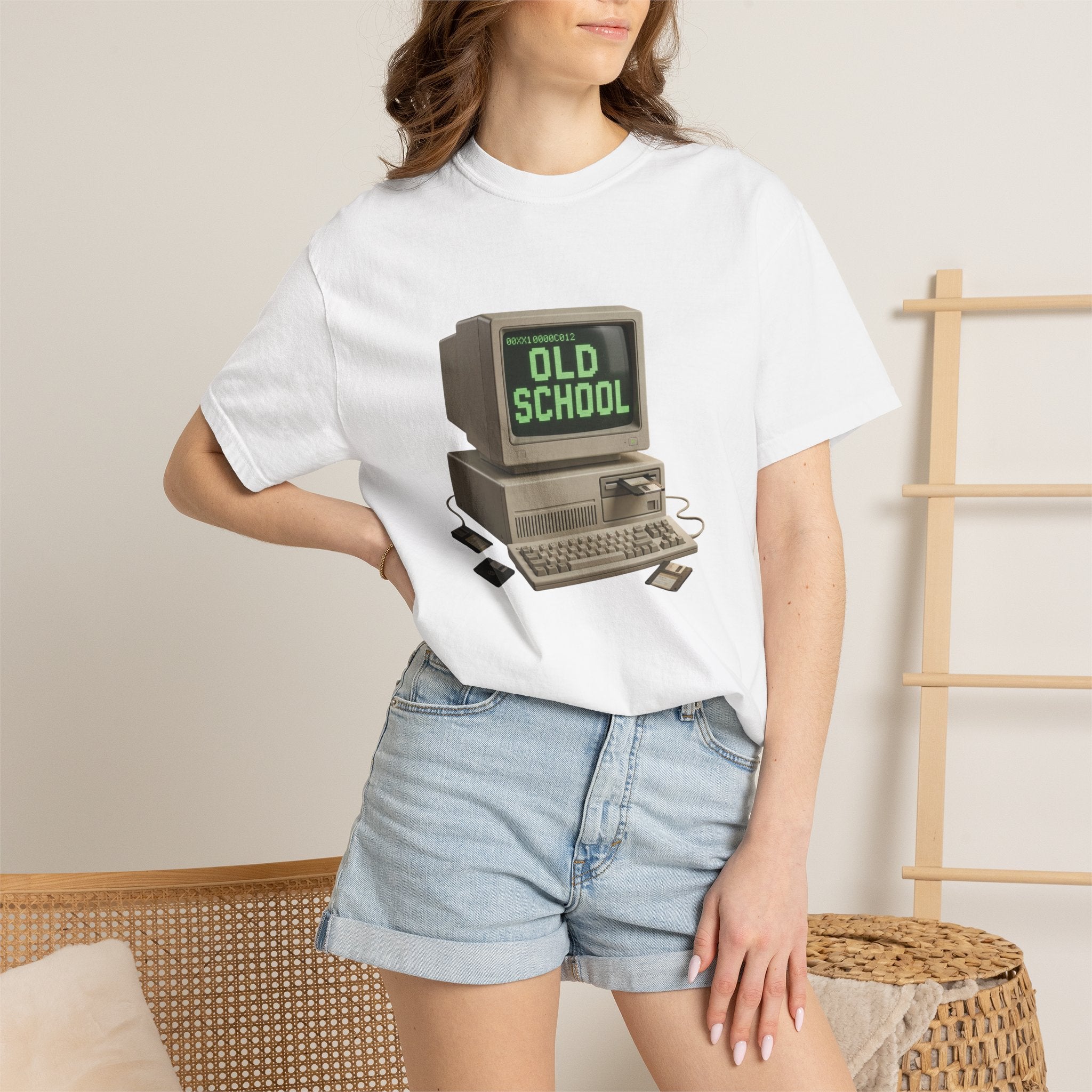 Old School Retro Computer T-Shirt — Vintage PC Graphic Tee