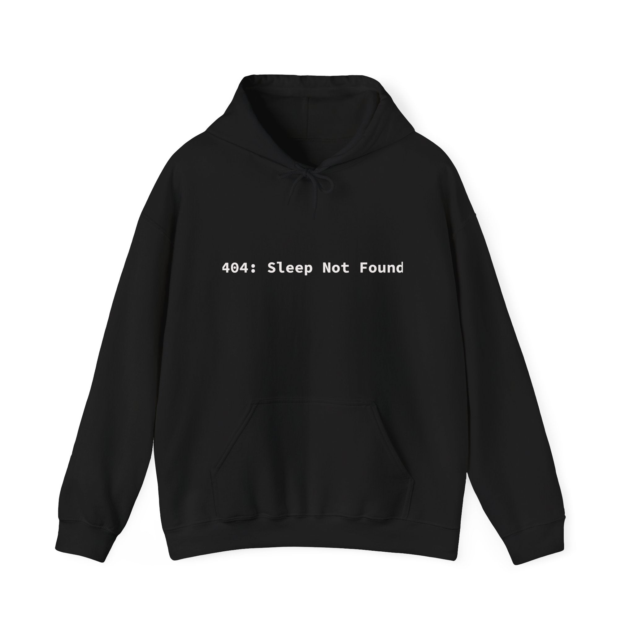 Developer Hoodie - "404: Sleep Not Found"