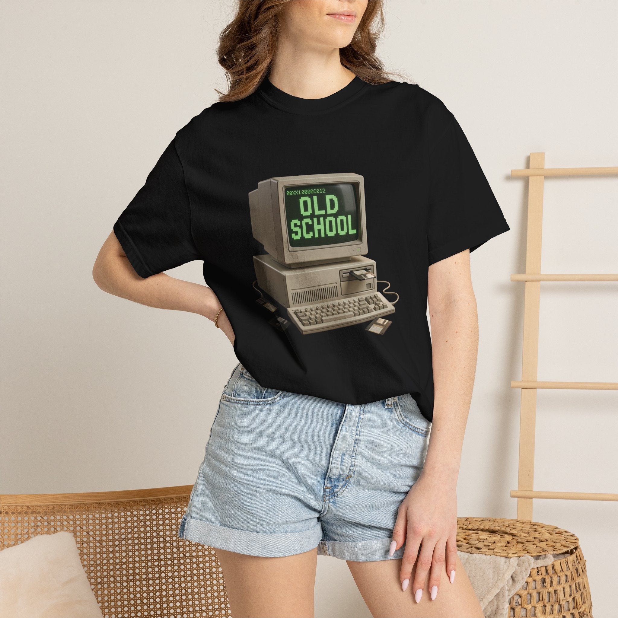 Old School Retro Computer T-Shirt — Vintage PC Graphic Tee