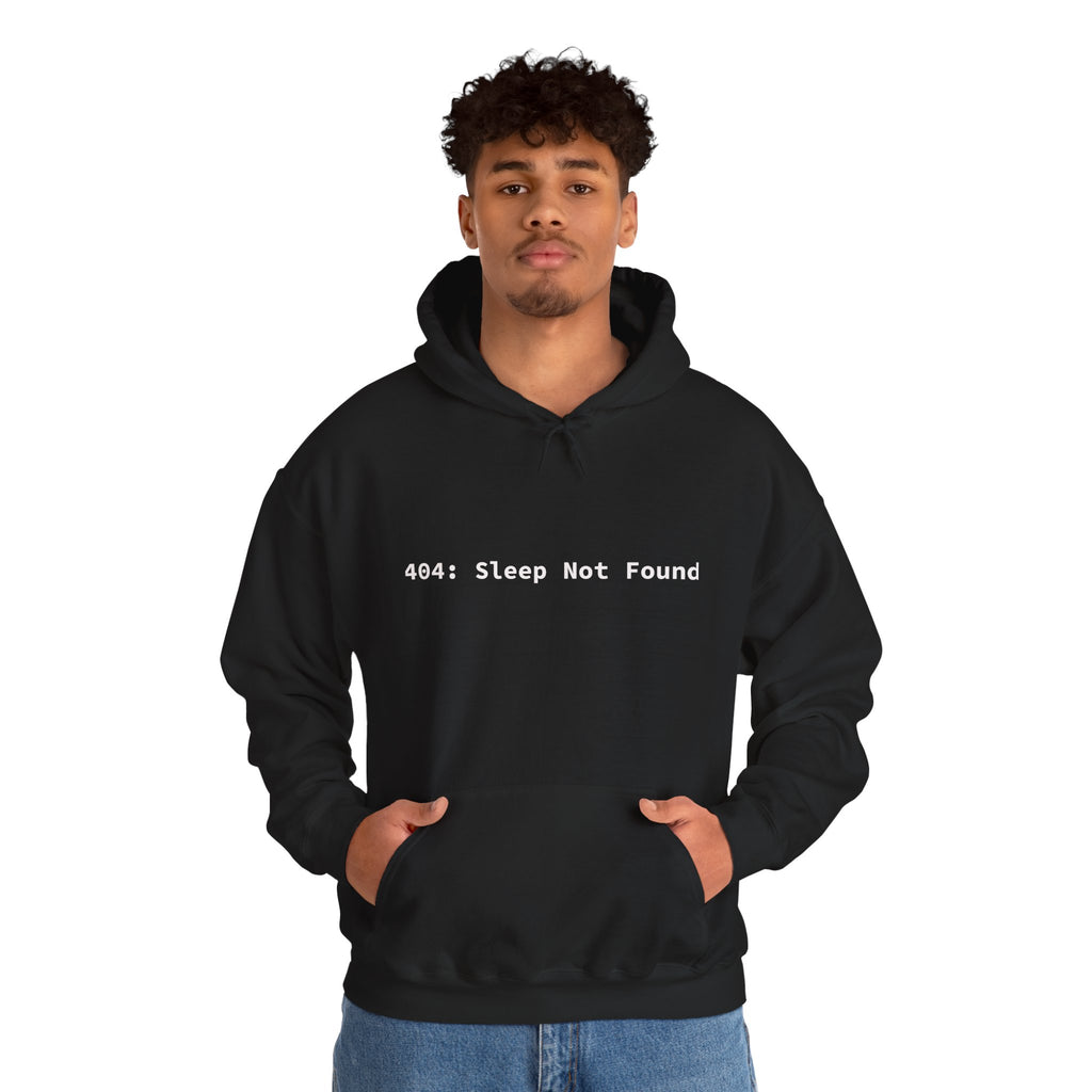 Developer Hoodie - "404: Sleep Not Found"